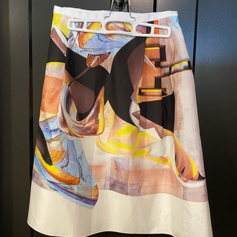 Womens silk skirt